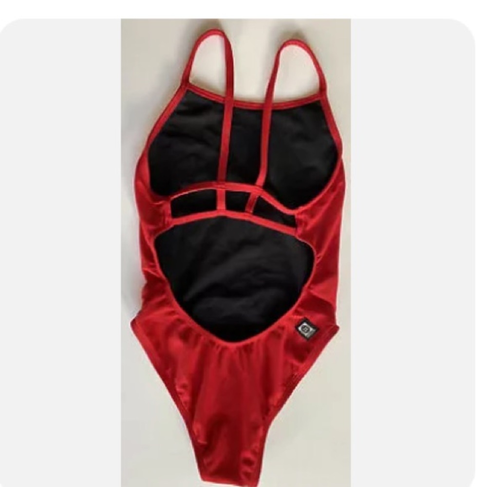 JOLYN 26 RED  Fixed Back RHYS Swimsuit